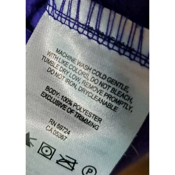 Columbia Women 3X Purple Full Zip Fleece Jacket Long Sleeve - Picture 4 of 5